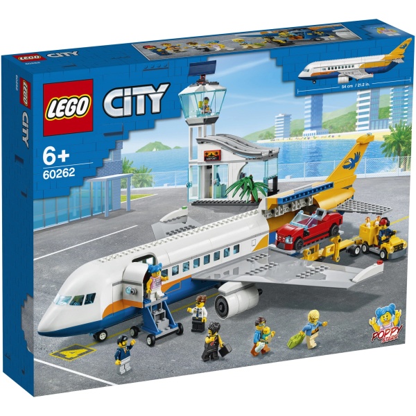 Lego City Avion De Pasageri 6 Ani+ 669 Piese 60262